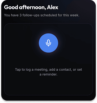 Ozzy: network and contacts — screen 1 of 5